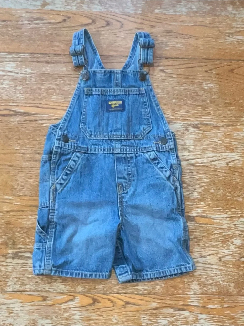 OshKosh B’Gosh Denim Shortalls Overalls Size  24 month